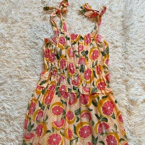 GB Girls Grapefruit Dress Size medium (8-10) Sun Dress